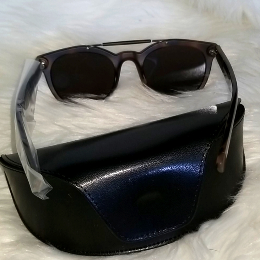 😶Kenneth Cole NY Oval Blonde Havana SmokeMirror glasses, eyewear,shades - Picture 7 of 13